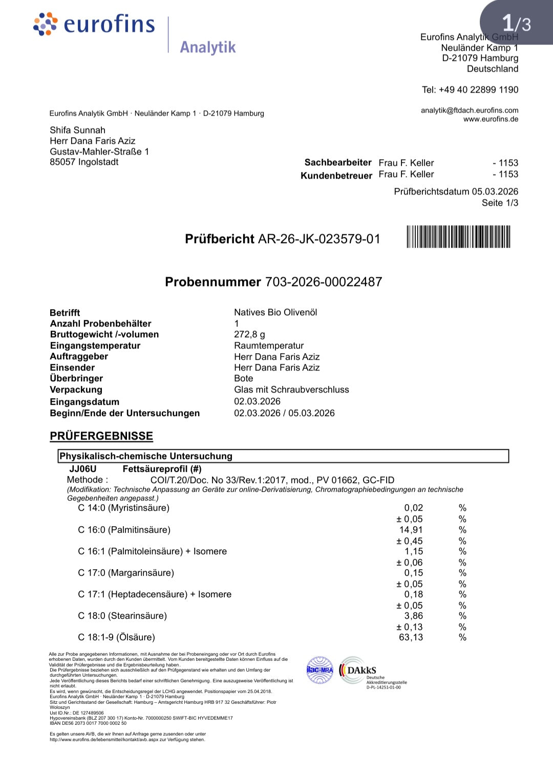 🫒Bio 100% Olivenöl naturrein 500ml
